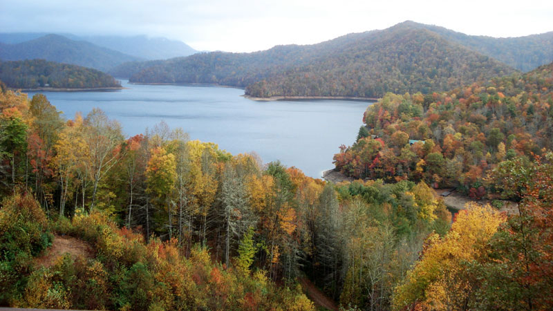 Nantahala Lake in the Fall